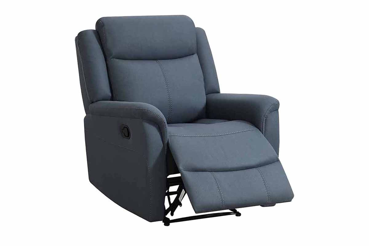 Otto Armchair | Manual Recliner | Fabric | Midnight Grey