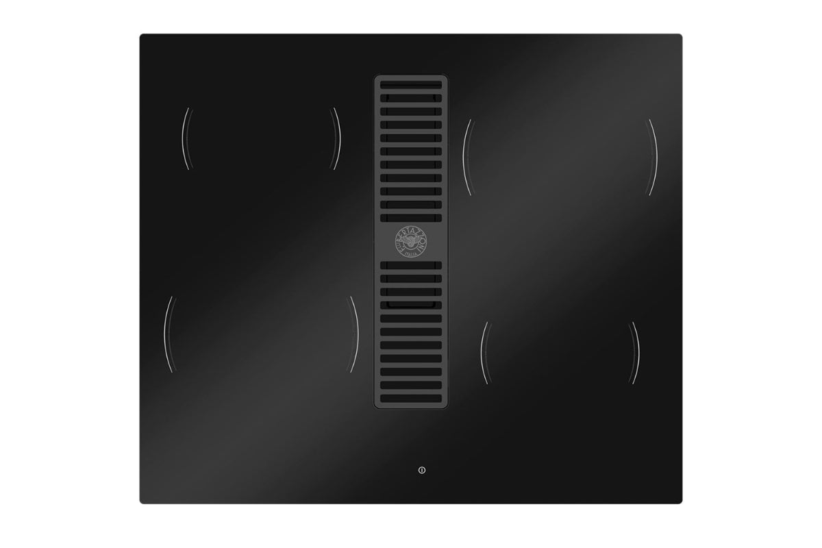 Bertazzoni Modern Series 60cm 4 Zones Electric Induction Hob with Integrated Hood | P604ICH30NP | Nero