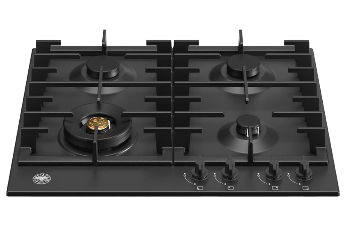 Bertazzoni Modern Series 60cm 4 Burners Gas Hob | P604LMODNE | Matt Black