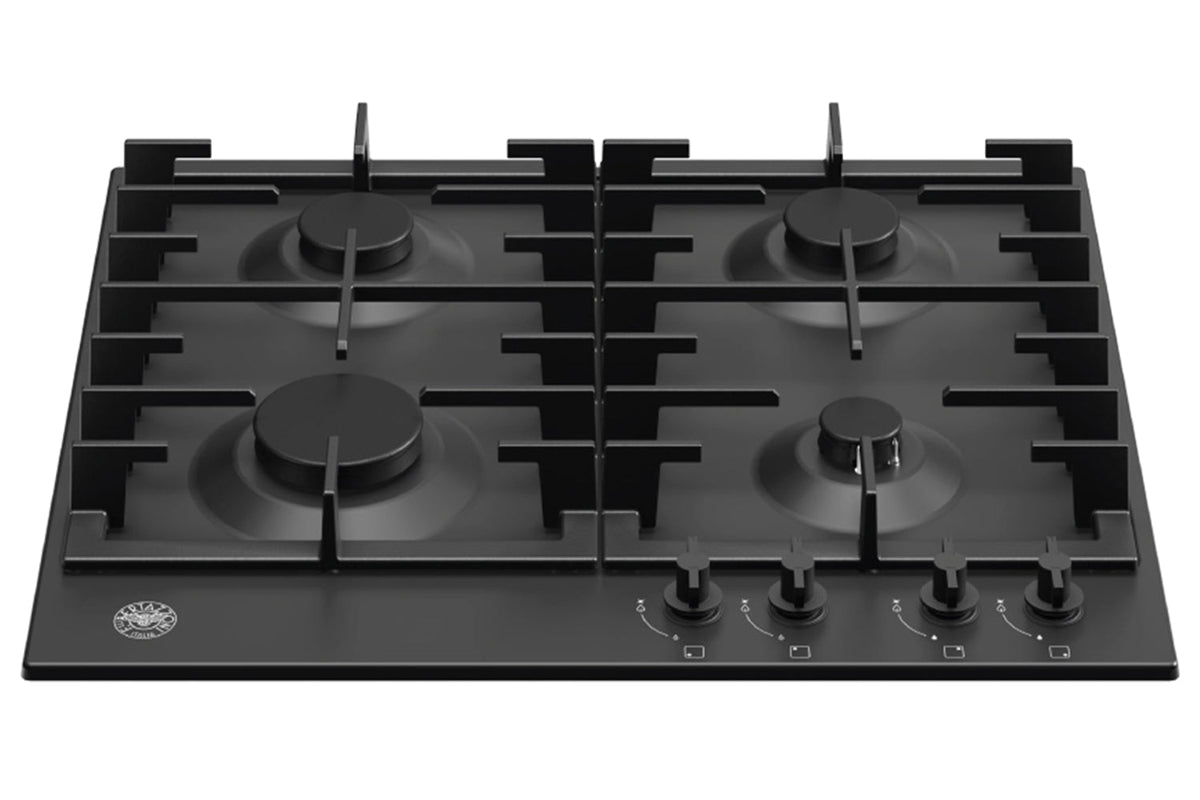 Bertazzoni Modern Series 60cm 4 Burners Gas Hob | P604MODNE | Matt Black