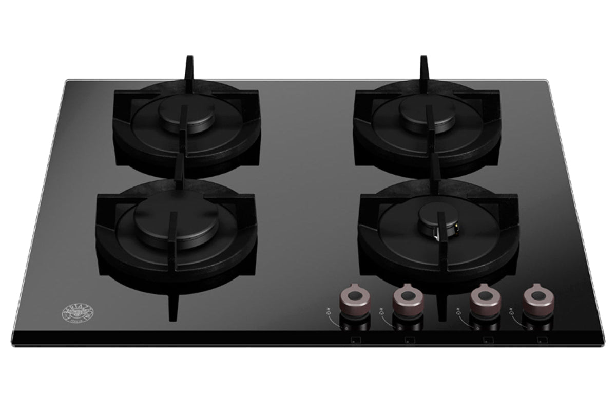 Bertazzoni Professional Series 60cm 4 Burners Gas Hob | P604PROGNE | Nero