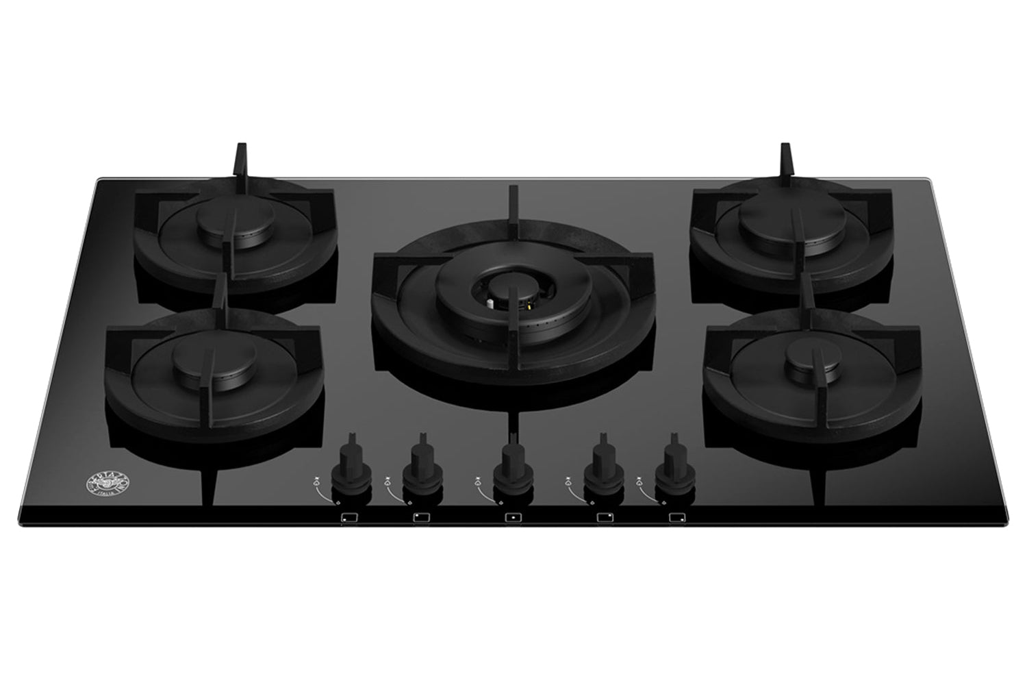 Bertazzoni Modern Series 75cm 5 Burners Gas Hob | P755CMODGNE | Black