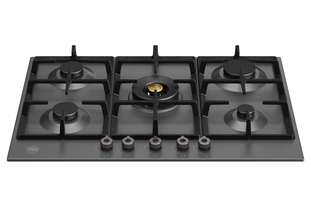 Bertazzoni Professional Series 75cm 5 Burners Gas Hob | P755CPRONE | Matt Black
