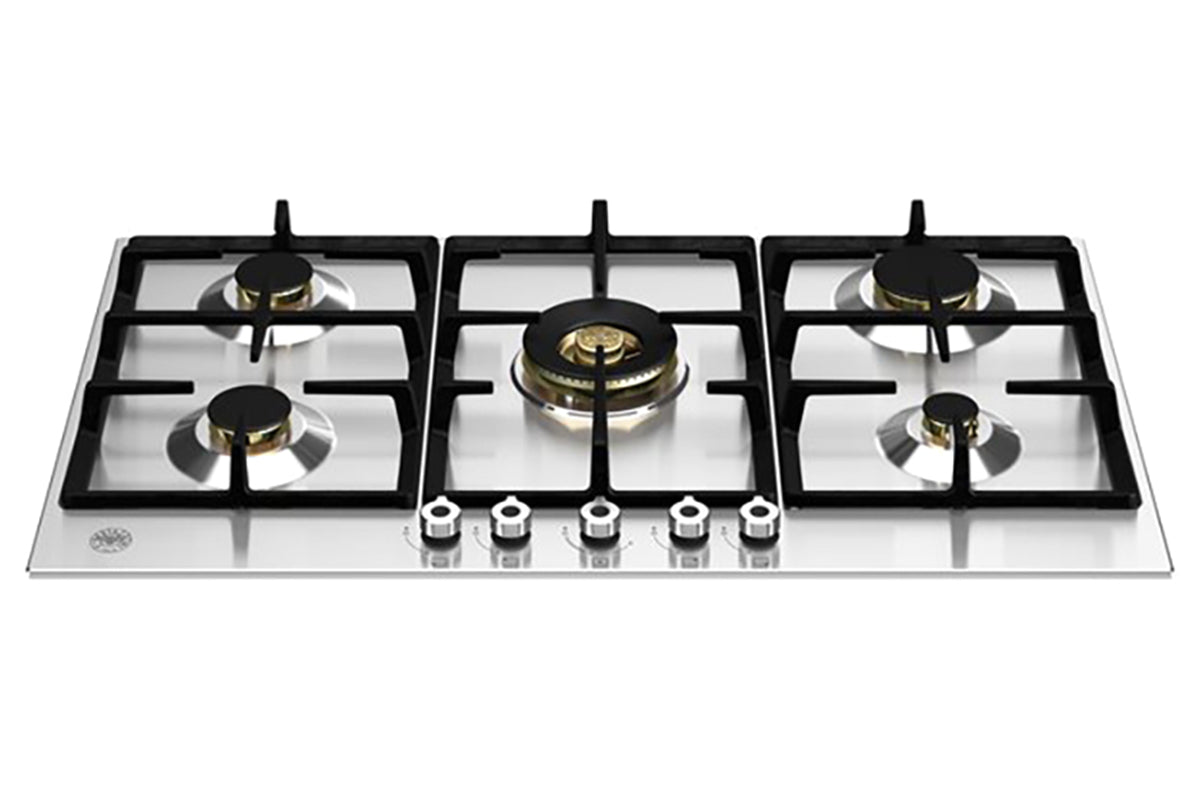 Bertazzoni Professional Series 90cm 5 Burners Gas Hob | P905CPROX | Stainless Steel