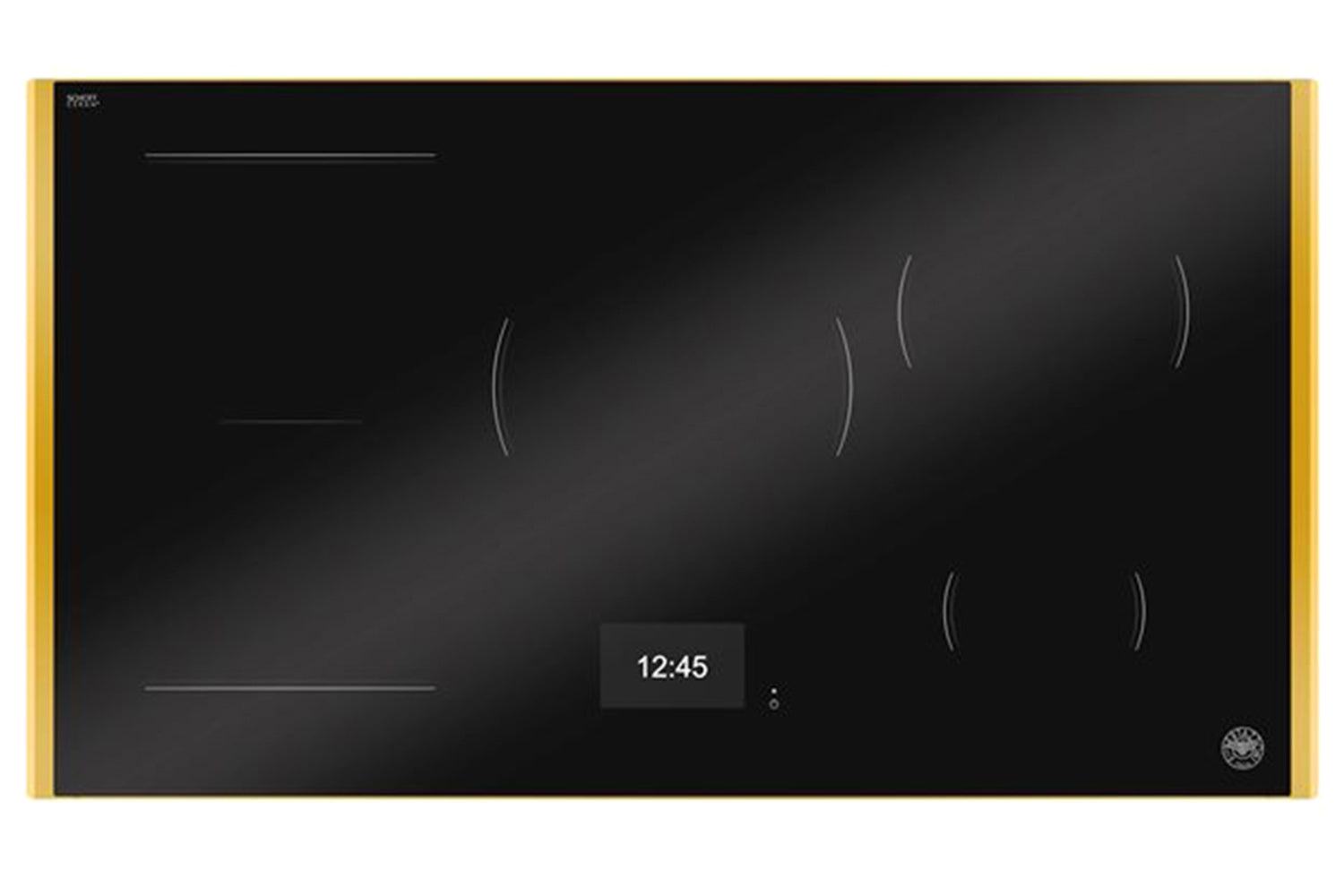 Bertazzoni Modern Series 90cm 5 Zones Electric Induction Hob | P905I1M37GT | Black/Gold