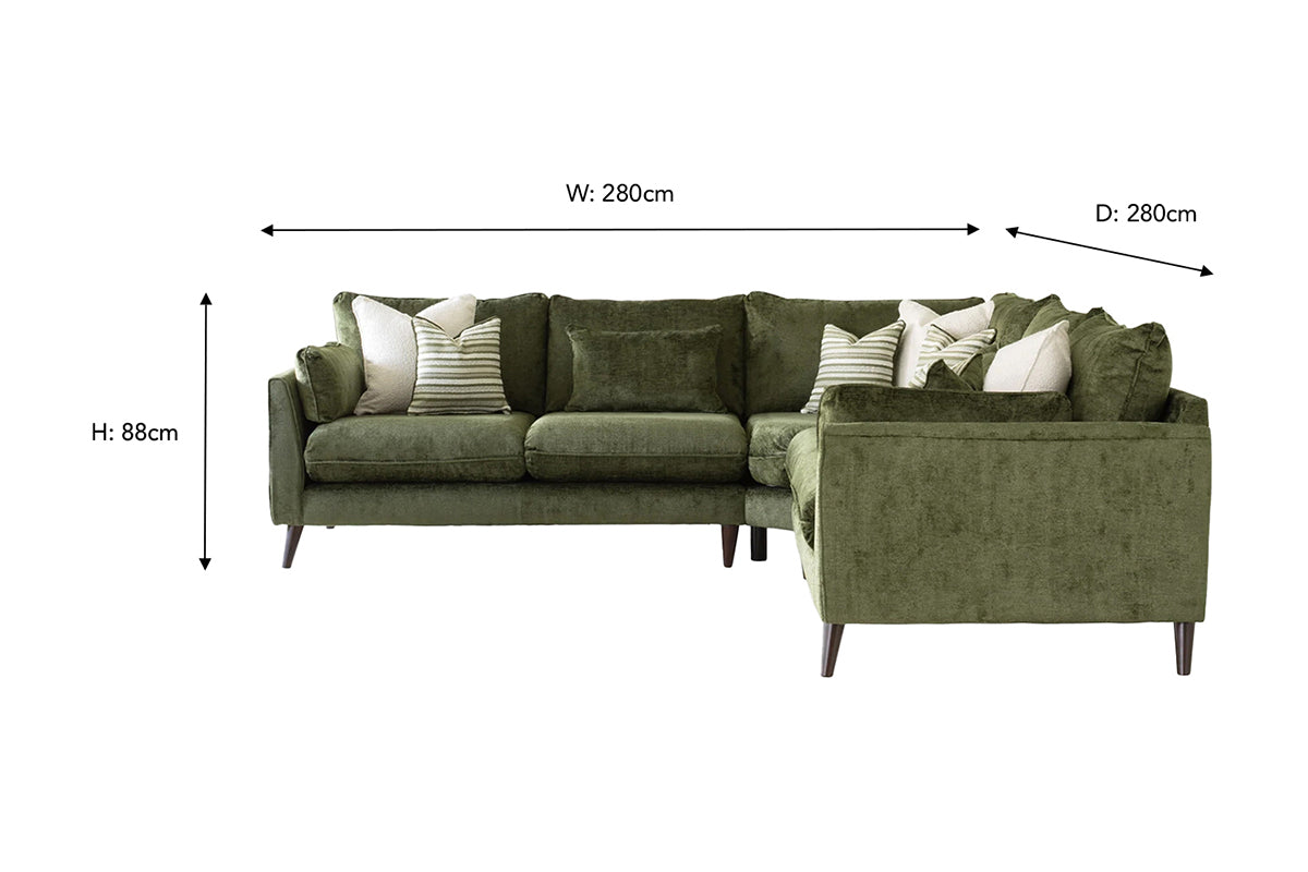 Petra Corner Sofa | Fabric | Colour Options