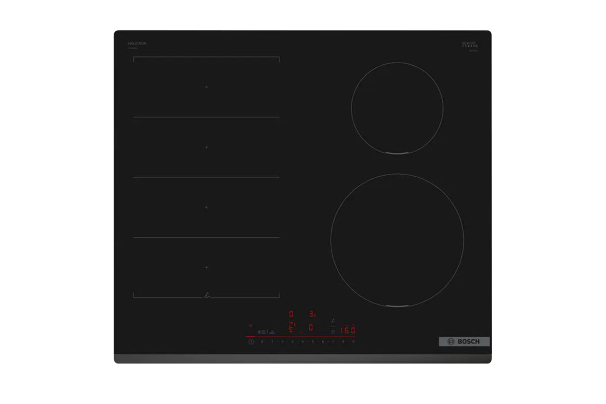 Bosch Series 6 60cm 4 Zones Induction Hob | PIX631HC1E | Black