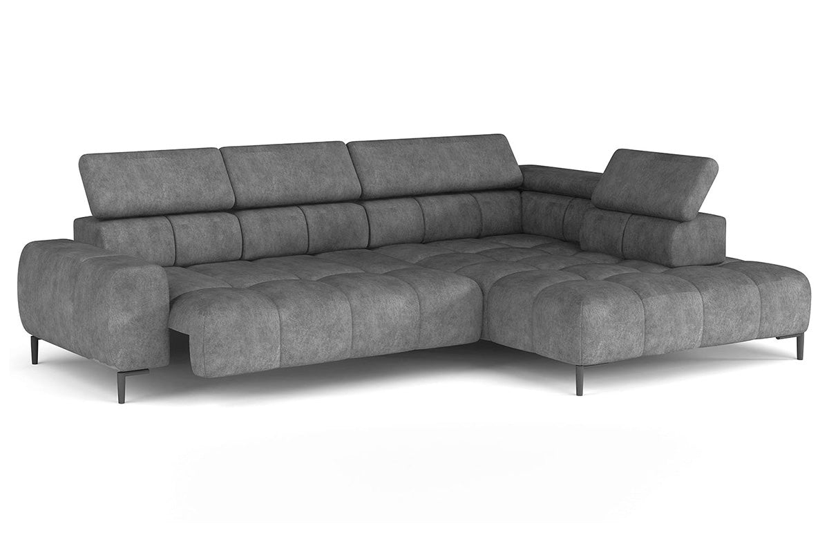Cassie Chaise Sofa | Power Recliner | Large | Fabric | Colour Options