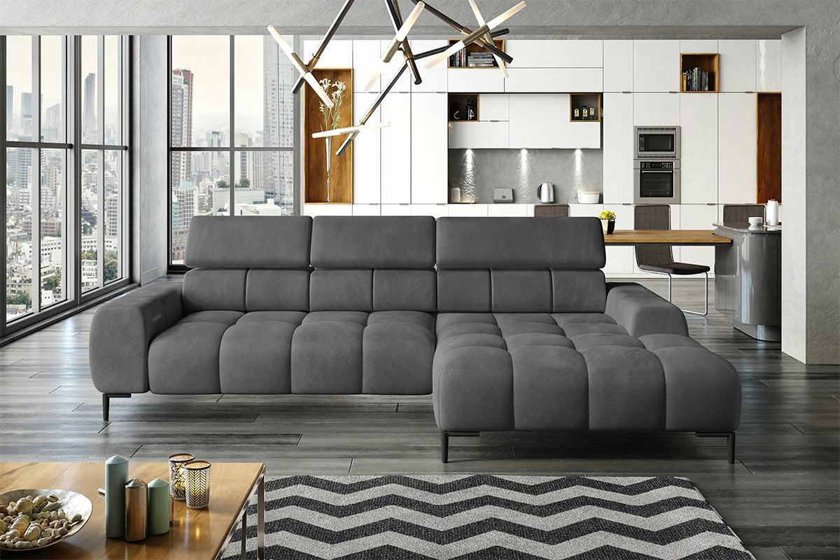 Cassie Chaise Sofa | Power Recliner | Small | Fabric | Colour Options