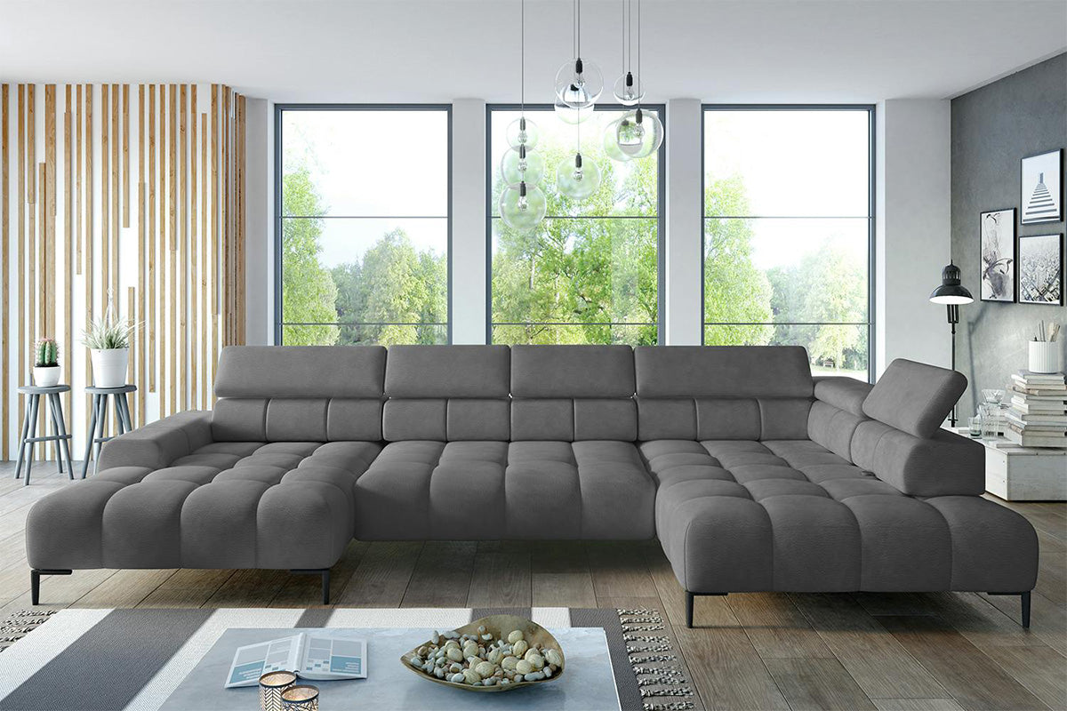 Cassie Chaise Sofa | Power Recliner | Extra Large | Fabric | Colour Options