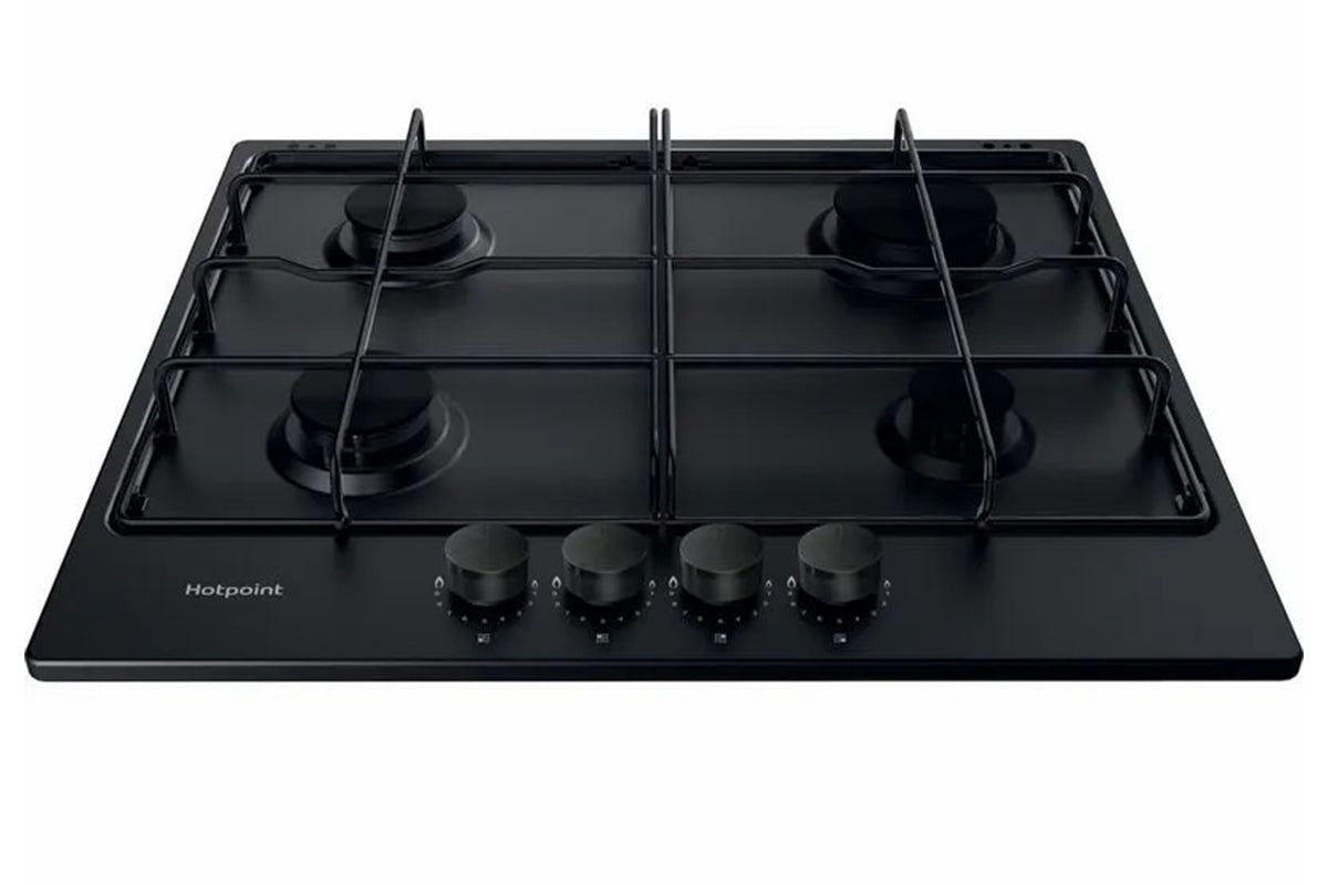 Hotpoint 58cm 4 Burners Gas Hob | PPH60PFNB | Antracite