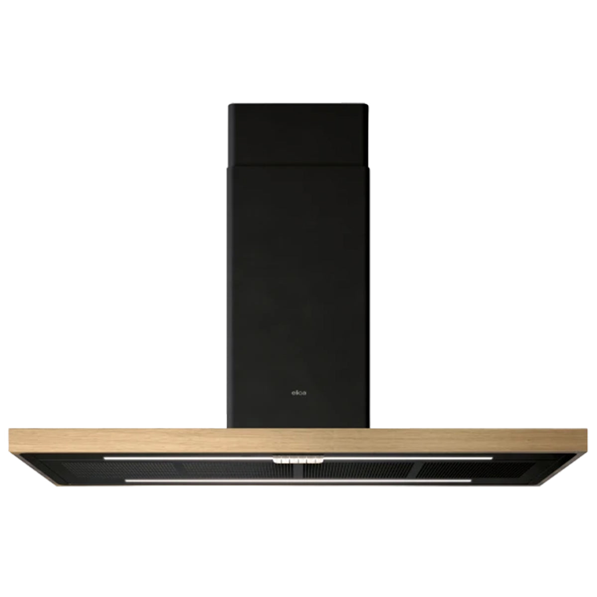 Elica 120cm Bio Island Wall Mounted Hood | BIOISBL120ROVER | Black