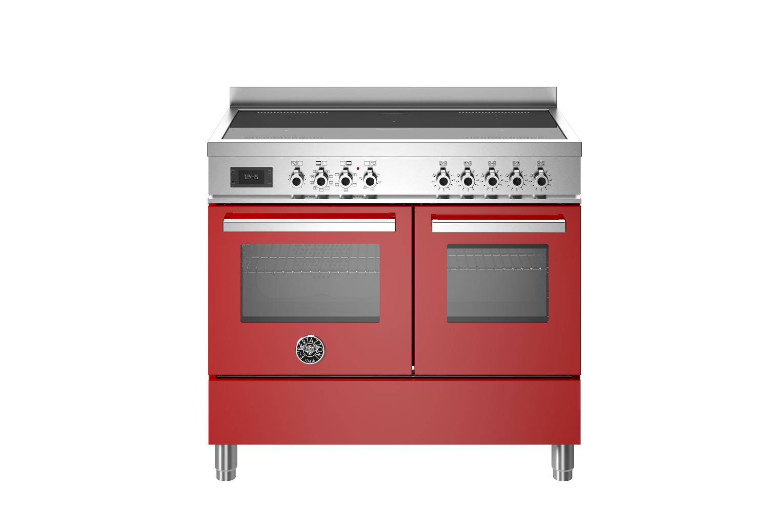 Bertazzoni 100cm Professional Series Freestanding Electric Range Cooker | PRO105I2EROT | Rosso