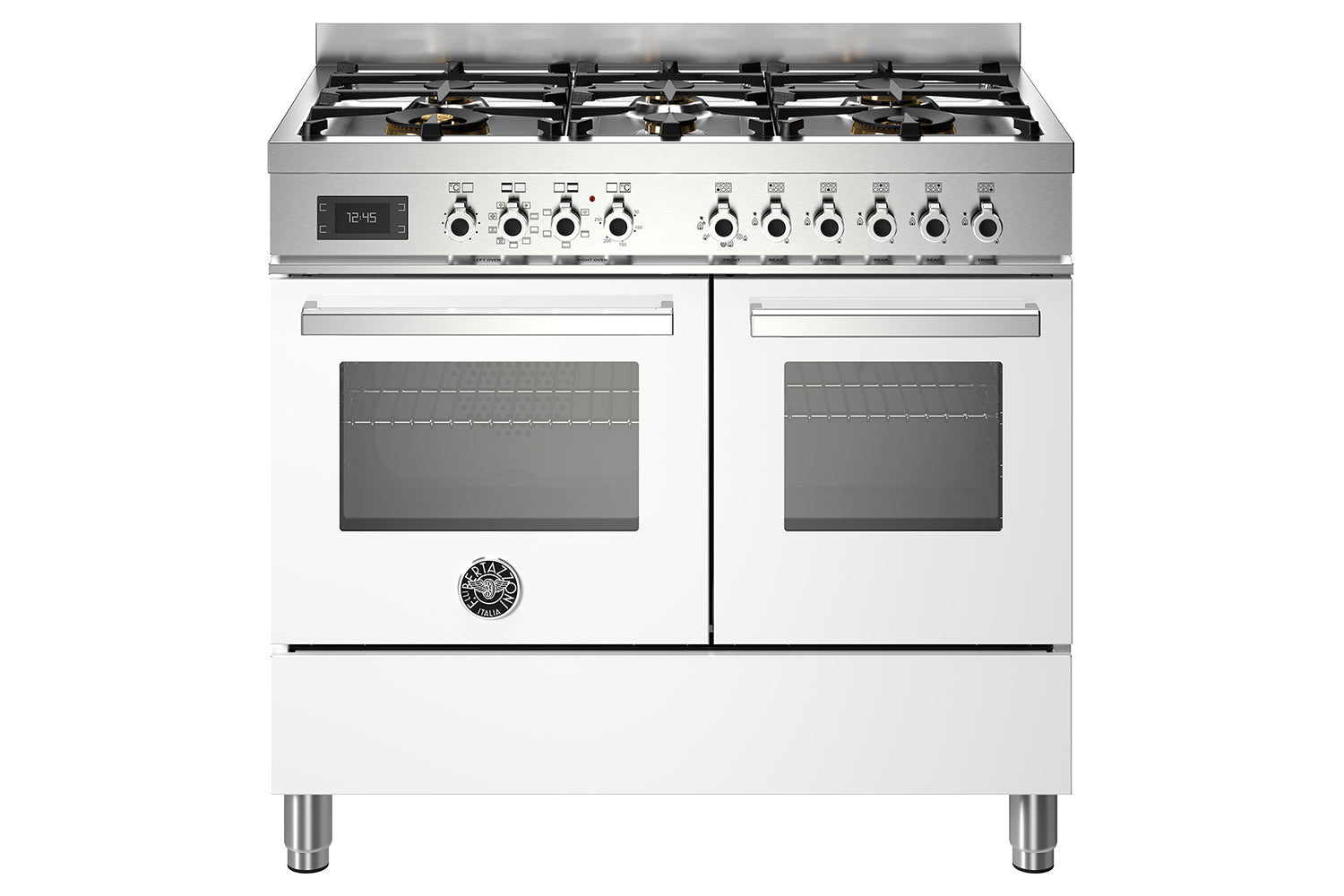 Bertazzoni 100cm Professional Series Freestanding Dual Fuel Range Cooker | PRO106L2EBIT |White
