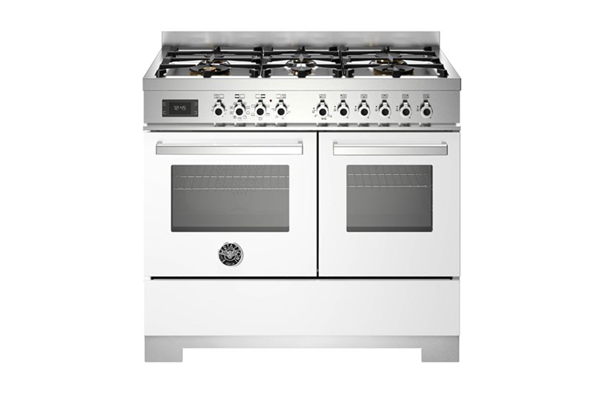 Bertazzoni Professional Series 100cm Dual Fuel Range Cooker | PRO106L2EBIT2 | White