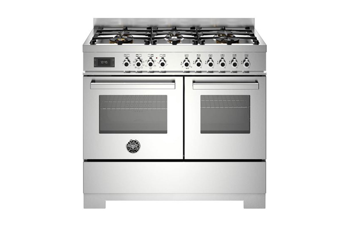 Bertazzoni Professional Series 100cm Dual Fuel Range Cooker | PRO106L2EXT2 | Stainless Steel