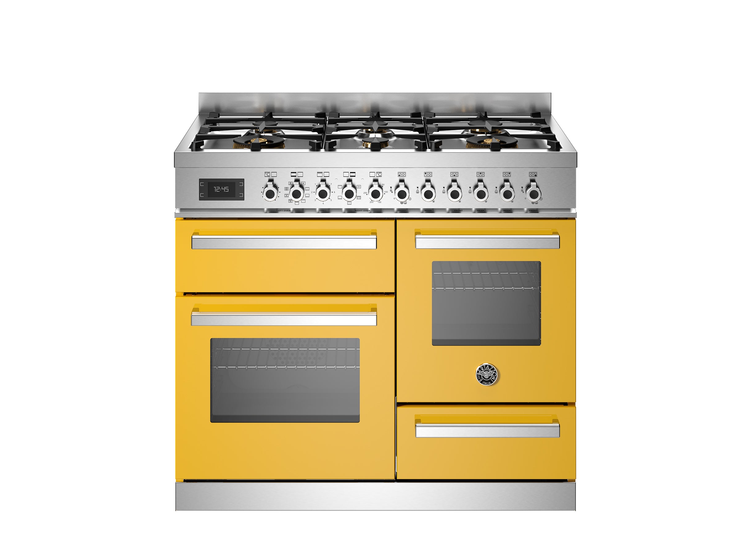 Bertazzoni 100cm Professional Series Freestanding Dual Fuel Range Cooker | PRO106L3EGIT | Giallo