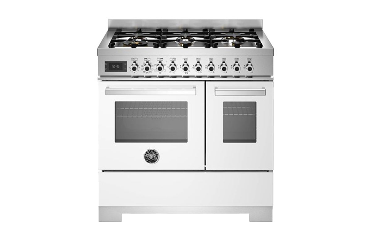 Bertazzoni Professional Series 90cm Dual Fuel Range Cooker | PRO96L2EBIT2 | White