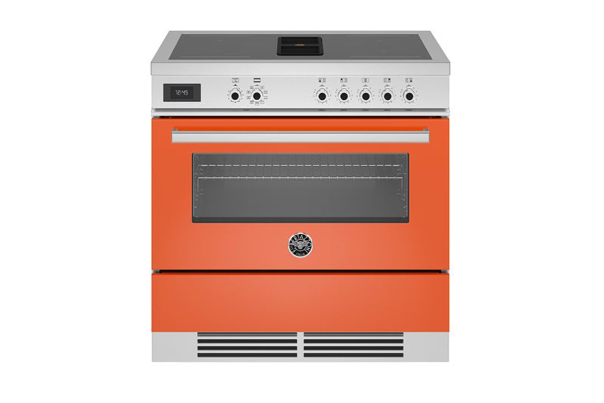 Bertazzoni Professional Series 90cm Induction Range Cooker | PROCH94I1EART |  Arancio