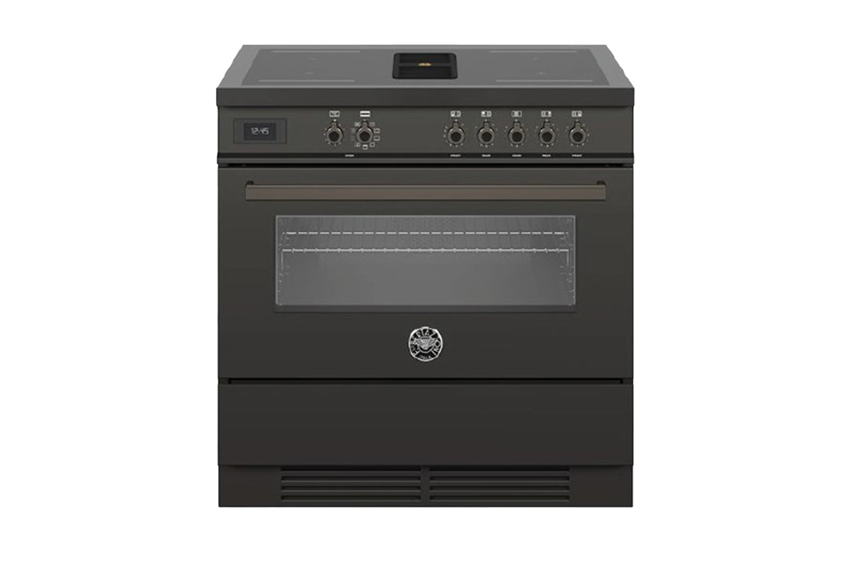 Bertazzoni Professional Series 90cm Induction Range Cooker | PROCH94I1ECAT |  Carbonio
