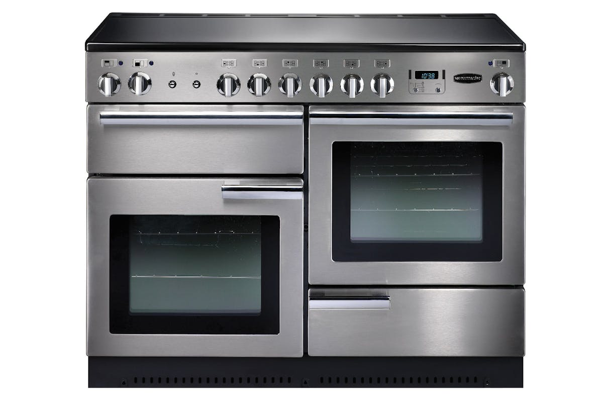 rangemaster pro plus 110cm ceramic range cooker stainless steel