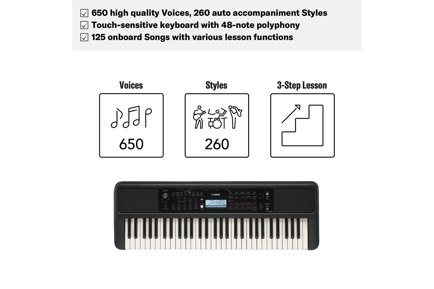 Yamaha - PSRE383 - 3