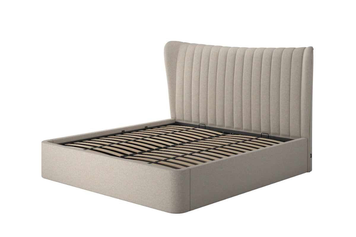 Tempur | Horton Ottoman Bed Frame | Super King | 6ft | Pebble