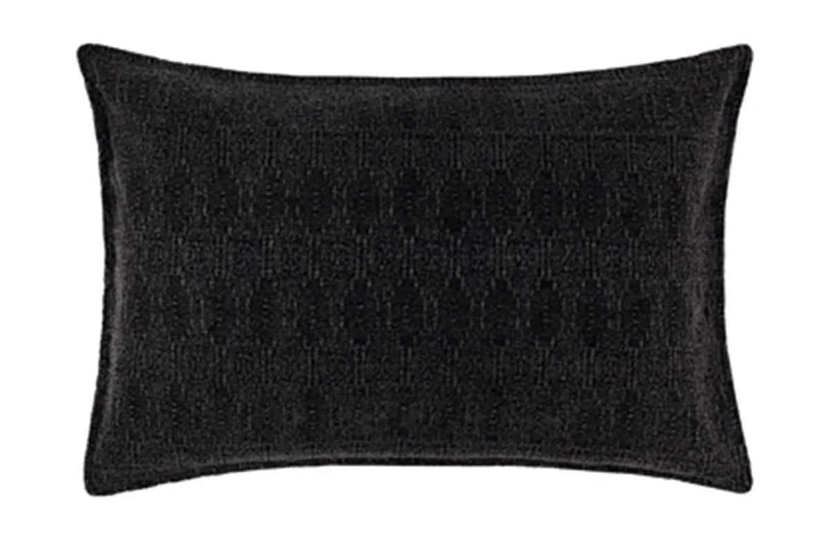 Yard | Ramas Polyester Cushion | Black | 40 x 60 cm