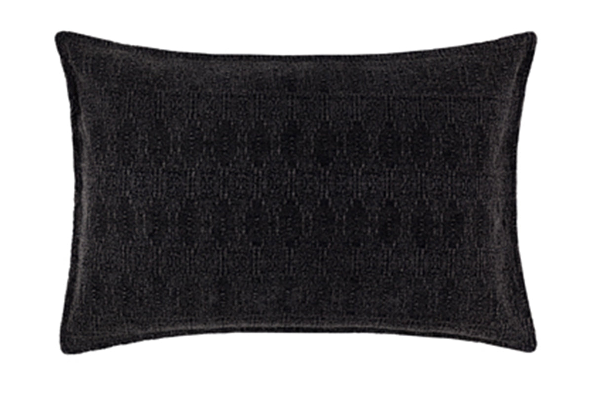 Yard | Ramas Polyester Cushion | Black | 40 x 60 cm