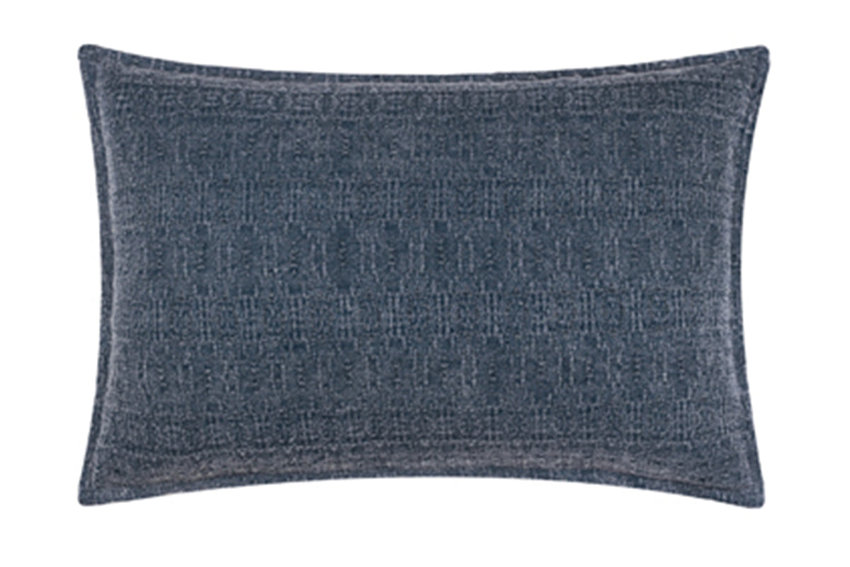 Yard | Ramas Polyester Cushion | Indigo | 40 x 60 cm