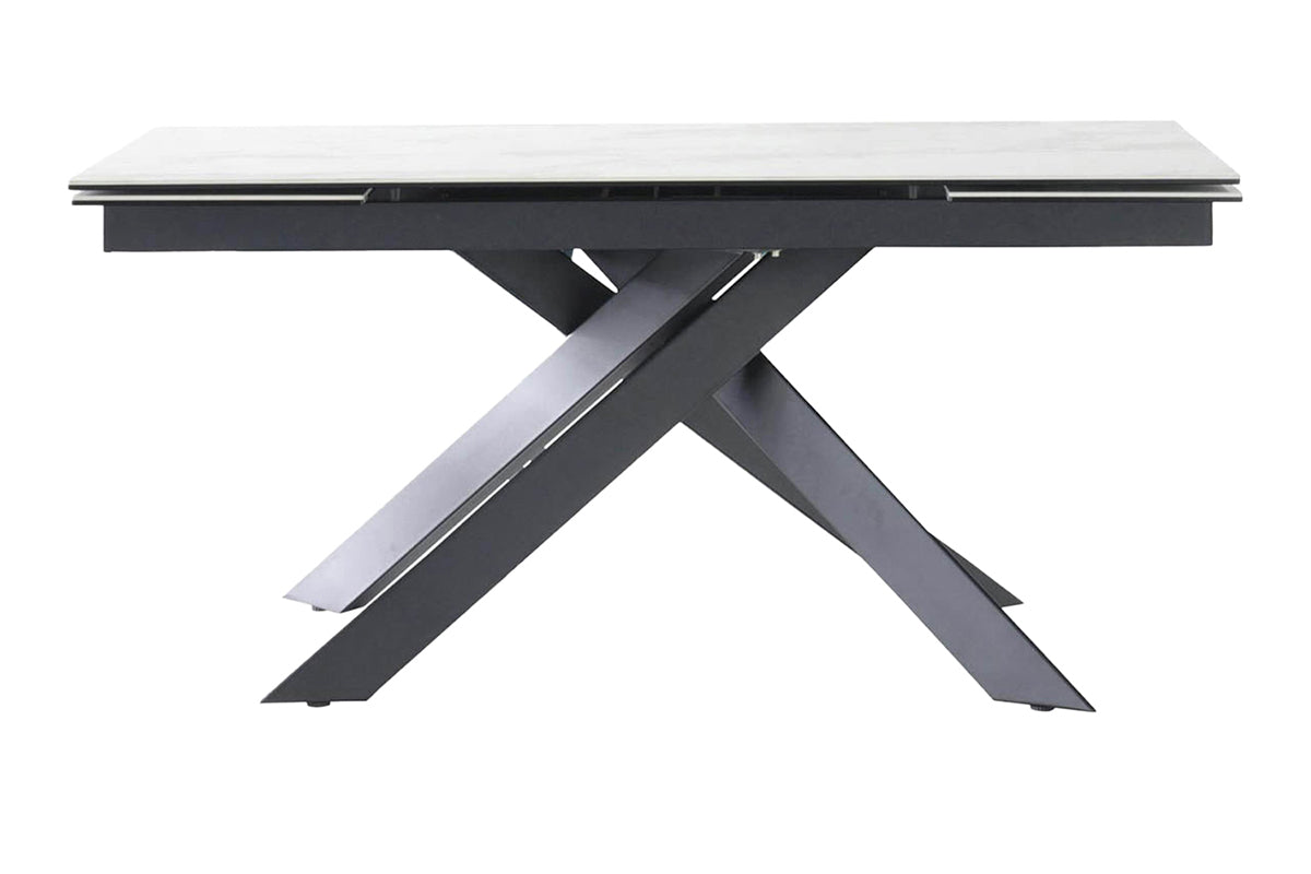 Lumi Rectangular Extending Dining Table | 240 cm | Black