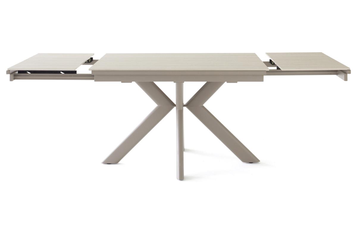 Lucy Rectangular Extending Dining Table | 120 - 210 cm | Beige