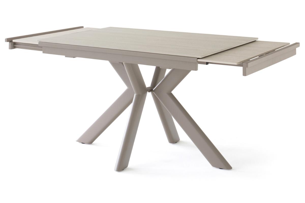 Lucy Rectangular Extending Dining Table | 120 - 210 cm | Beige