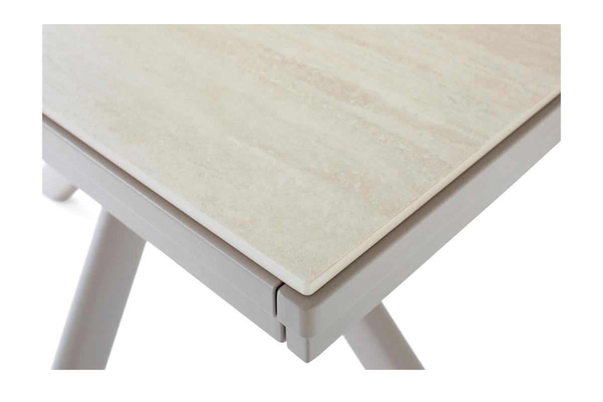 Lucy Rectangular Extending Dining Table | 120 - 210 cm | Beige