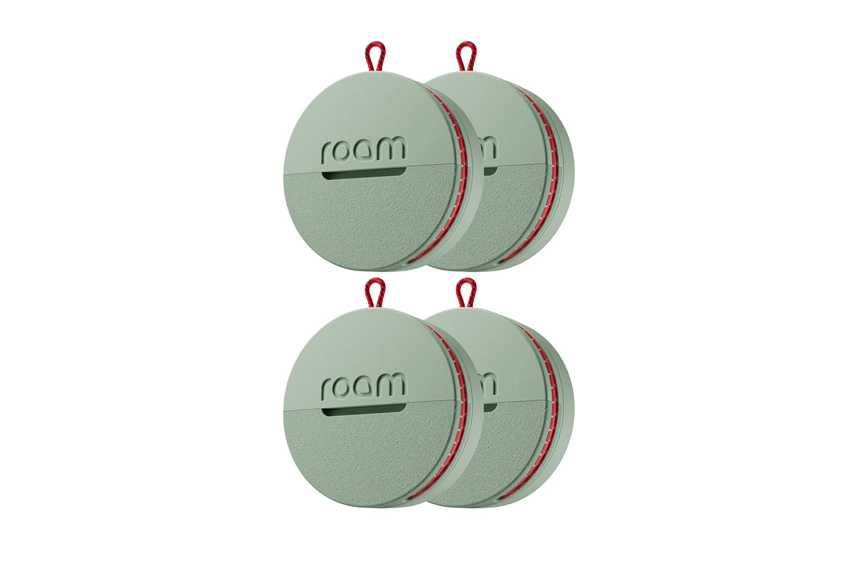 Roam Tracker | Smart Tag | Green | Pack Of 4
