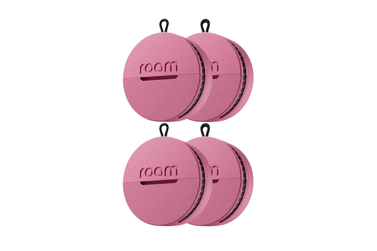 Roam Tracker | Smart Tag | Pink | Pack Of 4