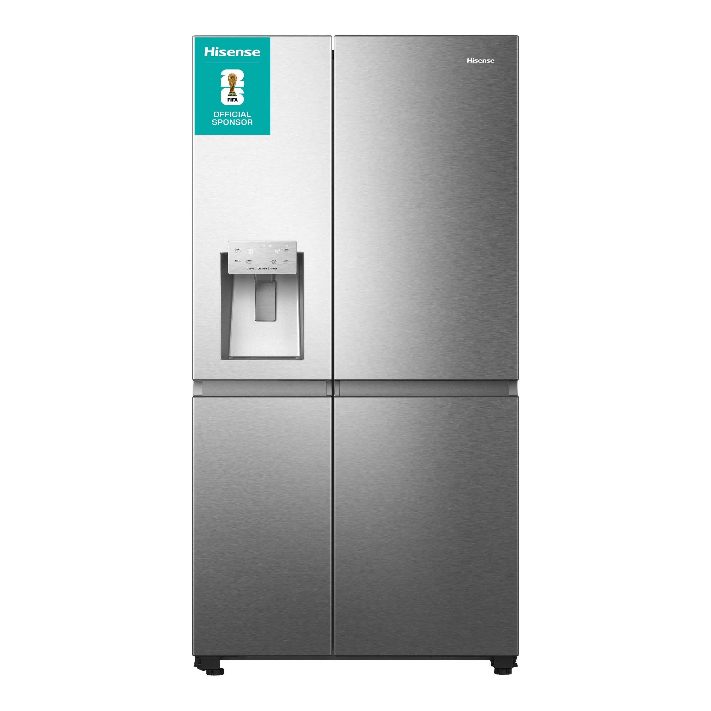 Hisense Freestanding American Fridge Freezer | RS818N4IIE