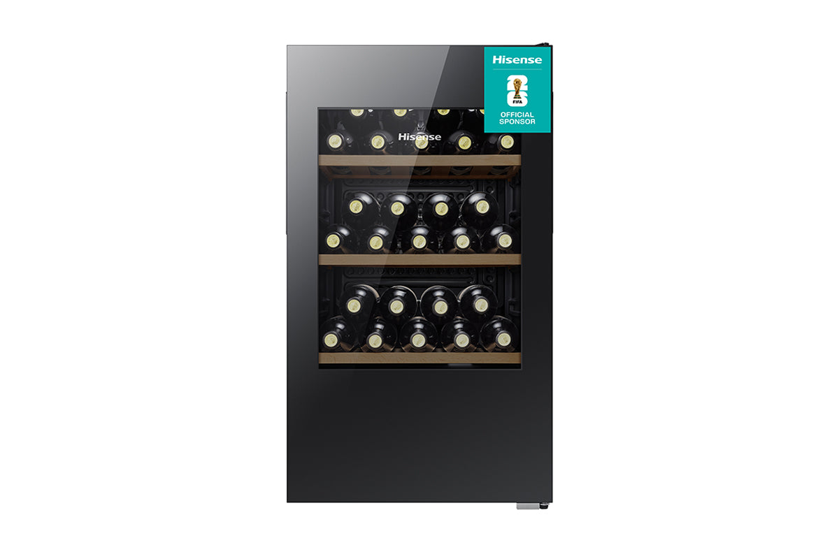 Hisense Climate Cabinet 30 Bottles Freestanding Wine Cooler | RW12D4NWG0