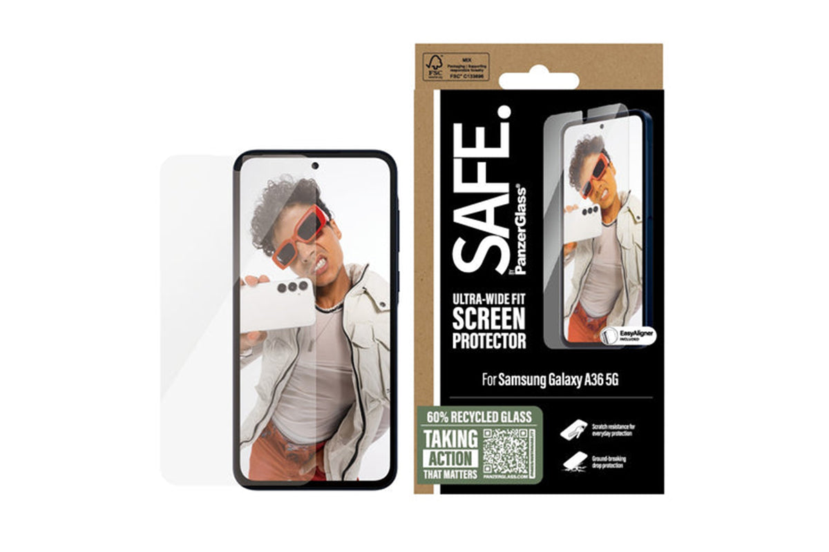 PanzerGlass Samsung Galaxy A36 5G Ultra-Wide Fit Screen Protector