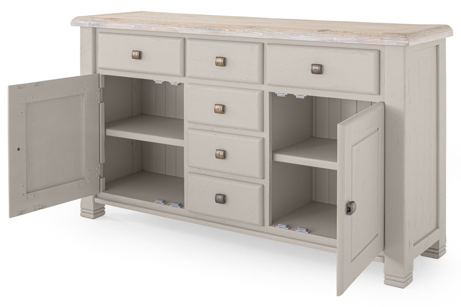 Savannah Sideboard | 6 Drawers | 160 Cm | Oak| Colour Options