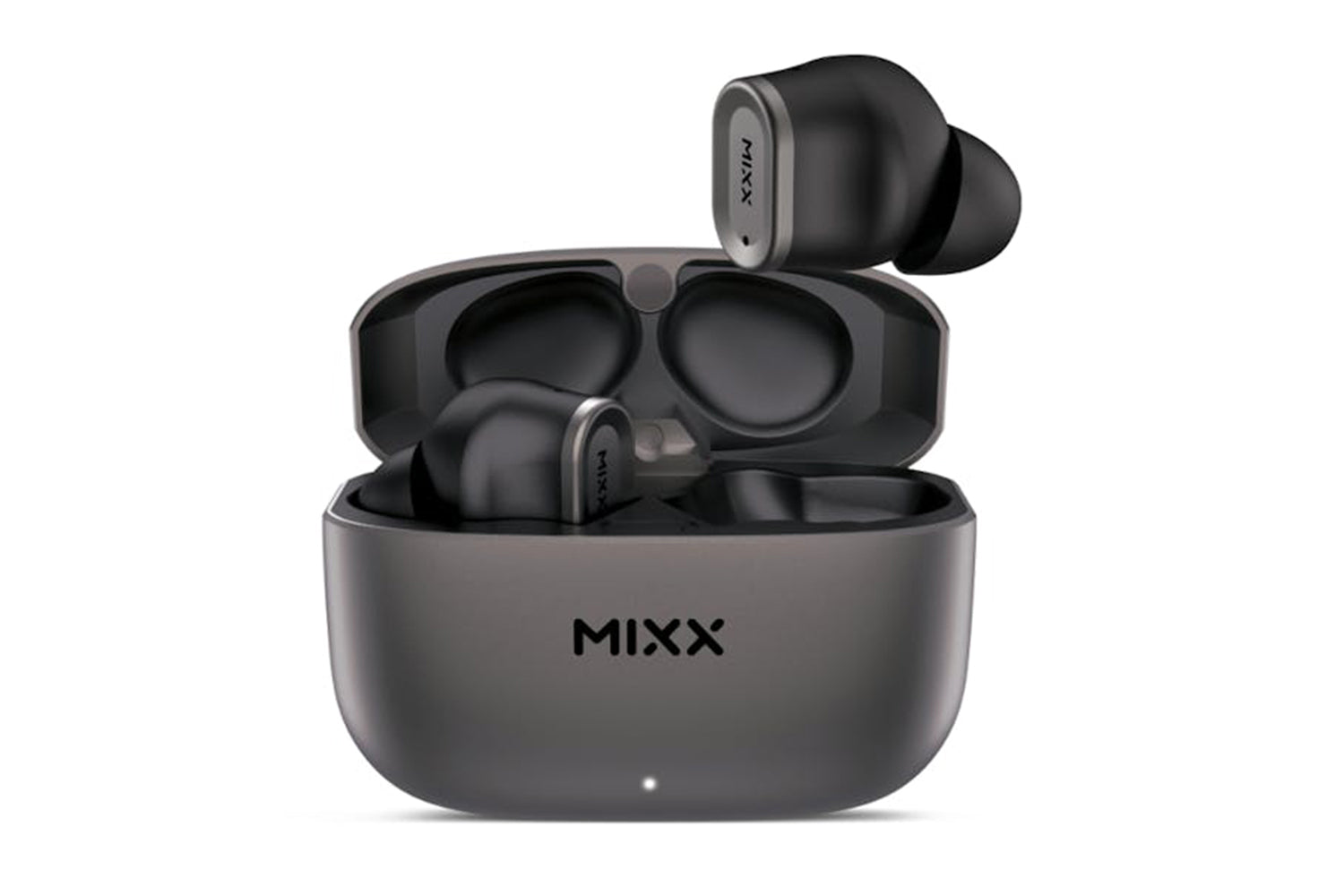 Mixx StreamBuds Custom 1 In-Ear True Wireless Earbuds | Black Gun Metal