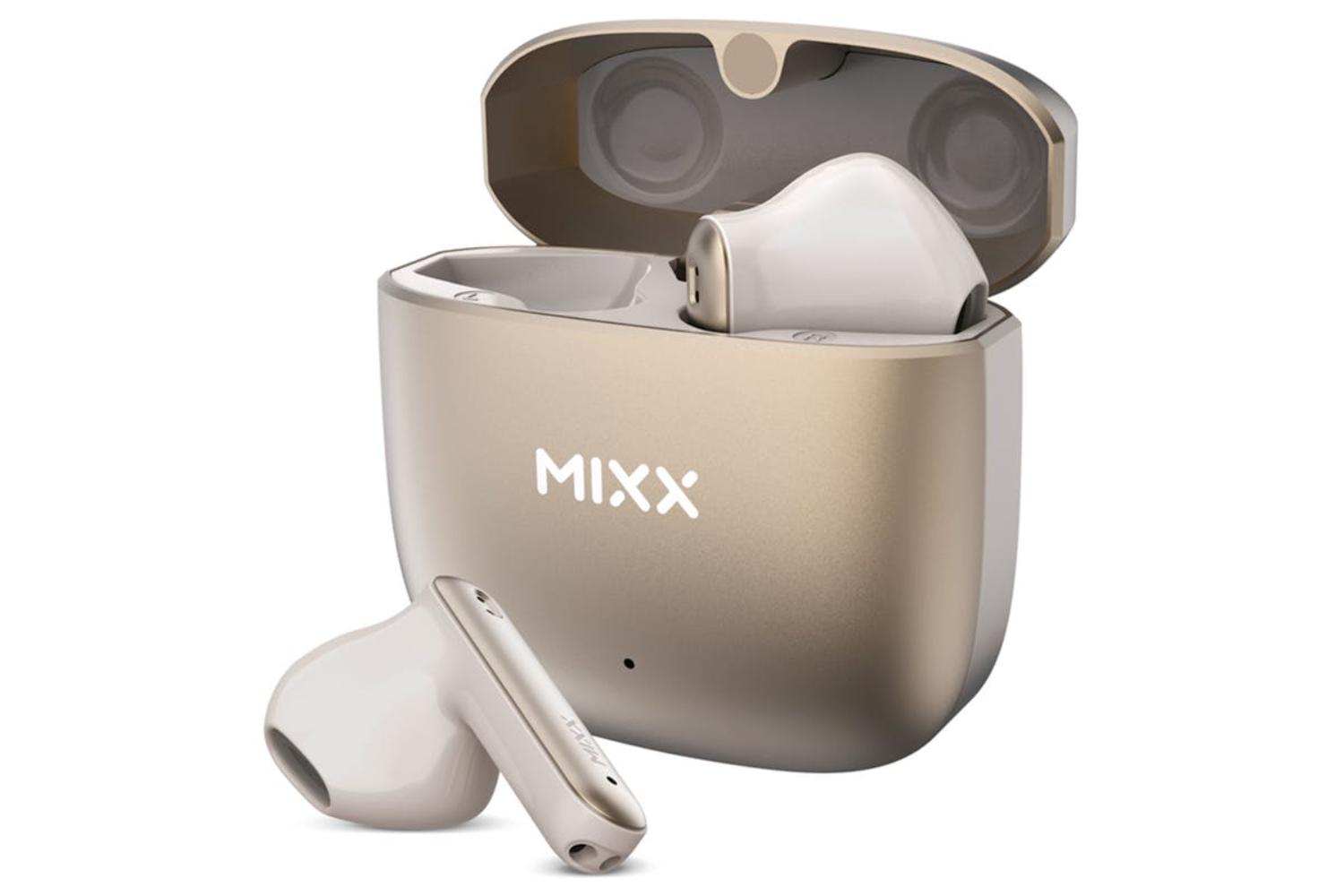 Mixx StreamBuds Custom 2 True Wireless Earbuds | Champagne