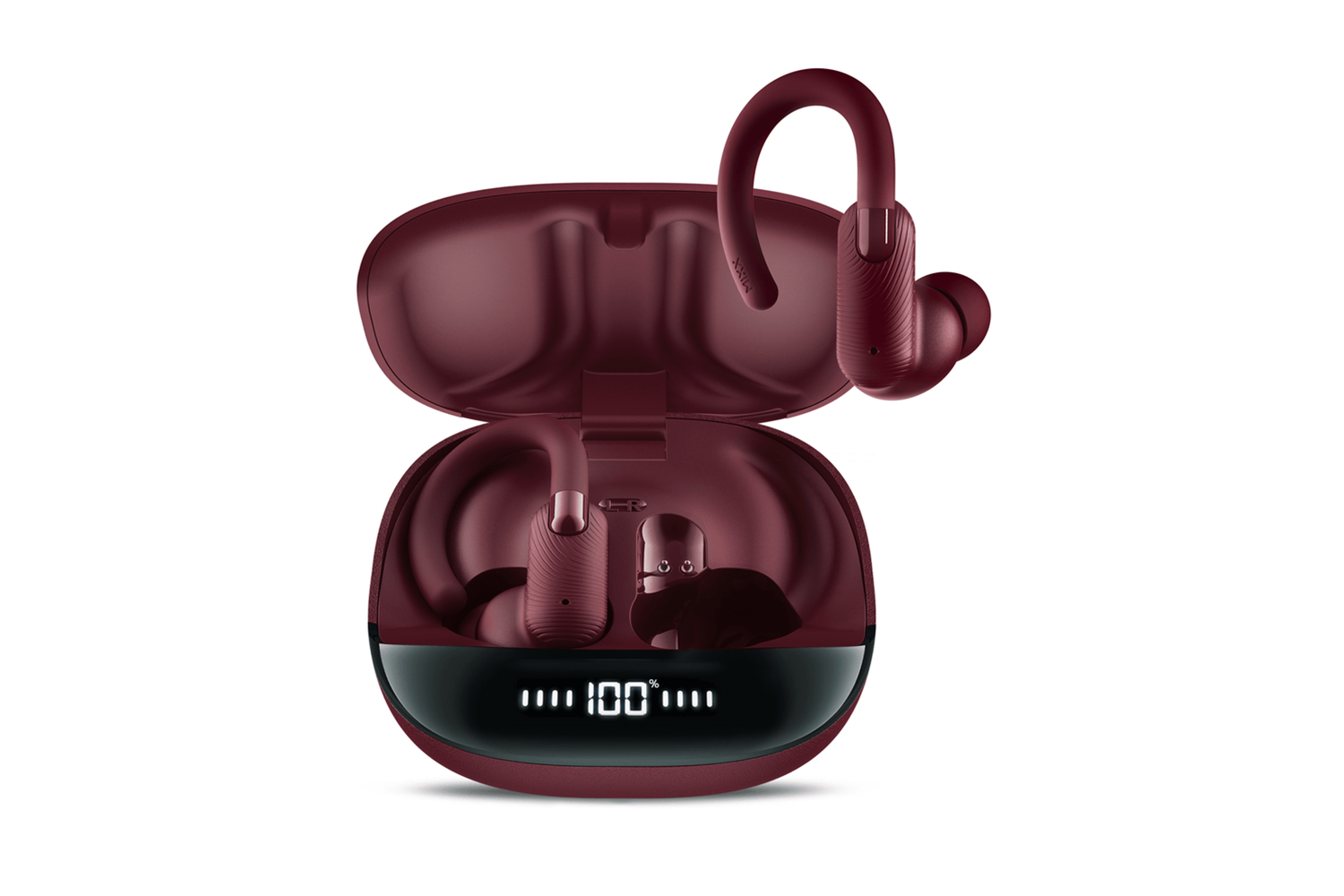 Mixx Streambuds Sports Charge 2 Wireless Earbuds | Burgundy