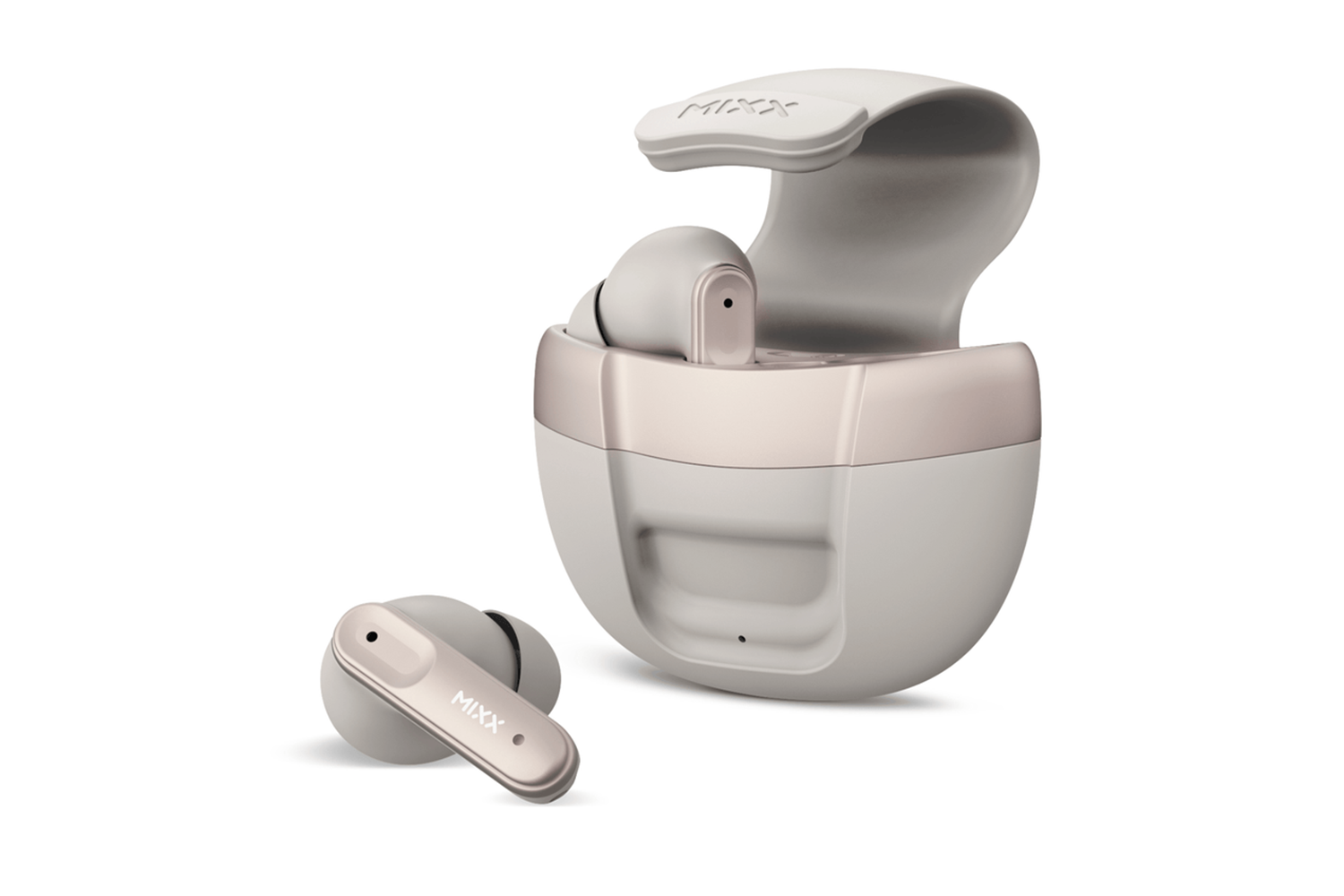 Mixx StreamBud Solo 3 True Wireless Earbuds | Champagne