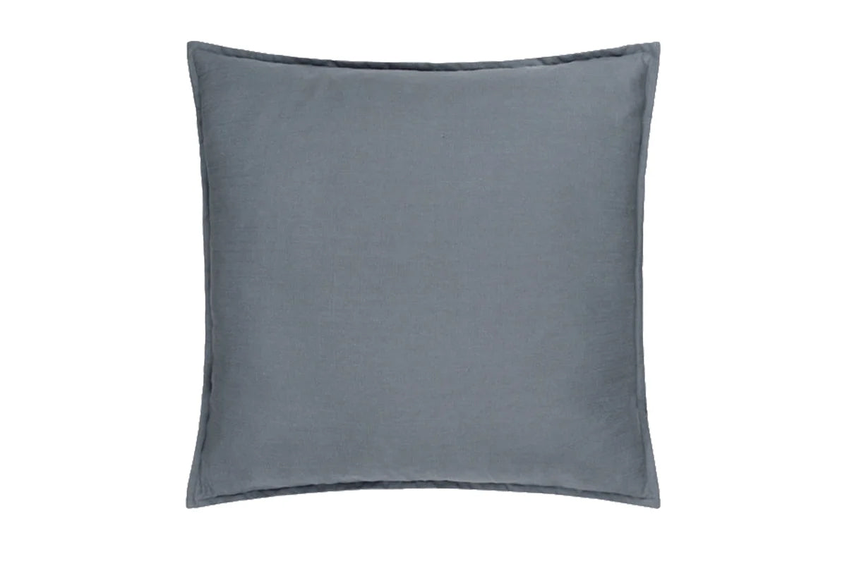 Yard | Slub Cotton Cushion | Denim | 50 x 50 cm