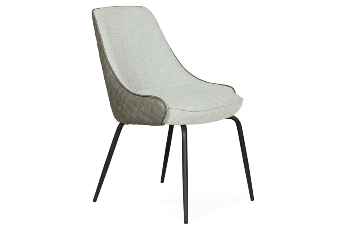Sadie Dining Chair | Fabric | Grey