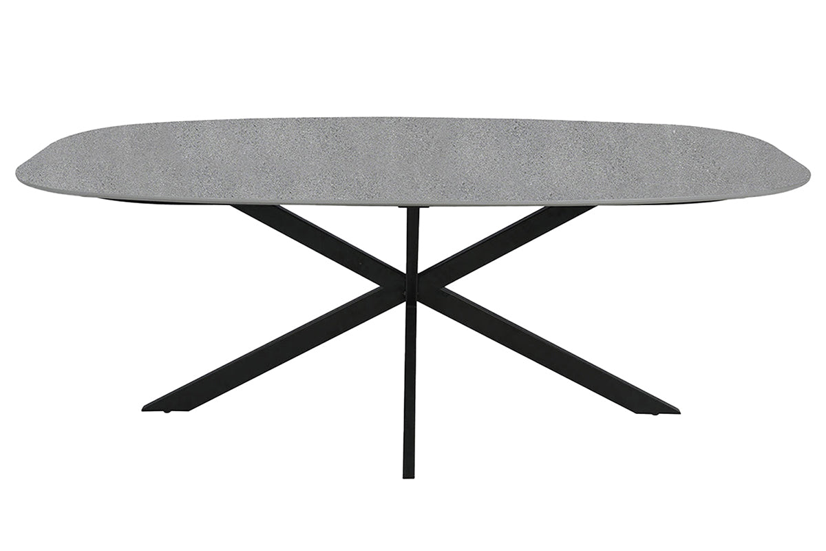 Sadie Oval Dining Table | 200 cm | Grey