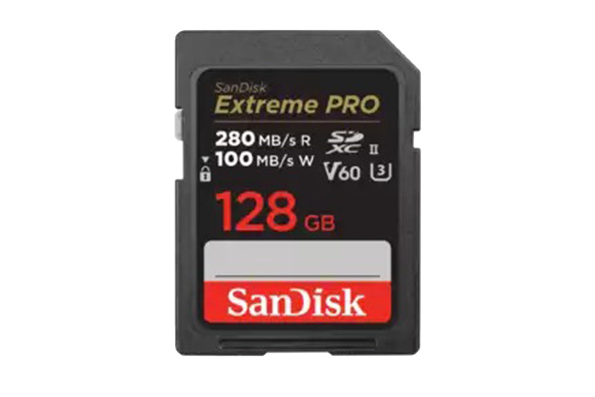 SanDisk SD Extreme PRO SDXC UHS-II V60 Memory Card | 128GB