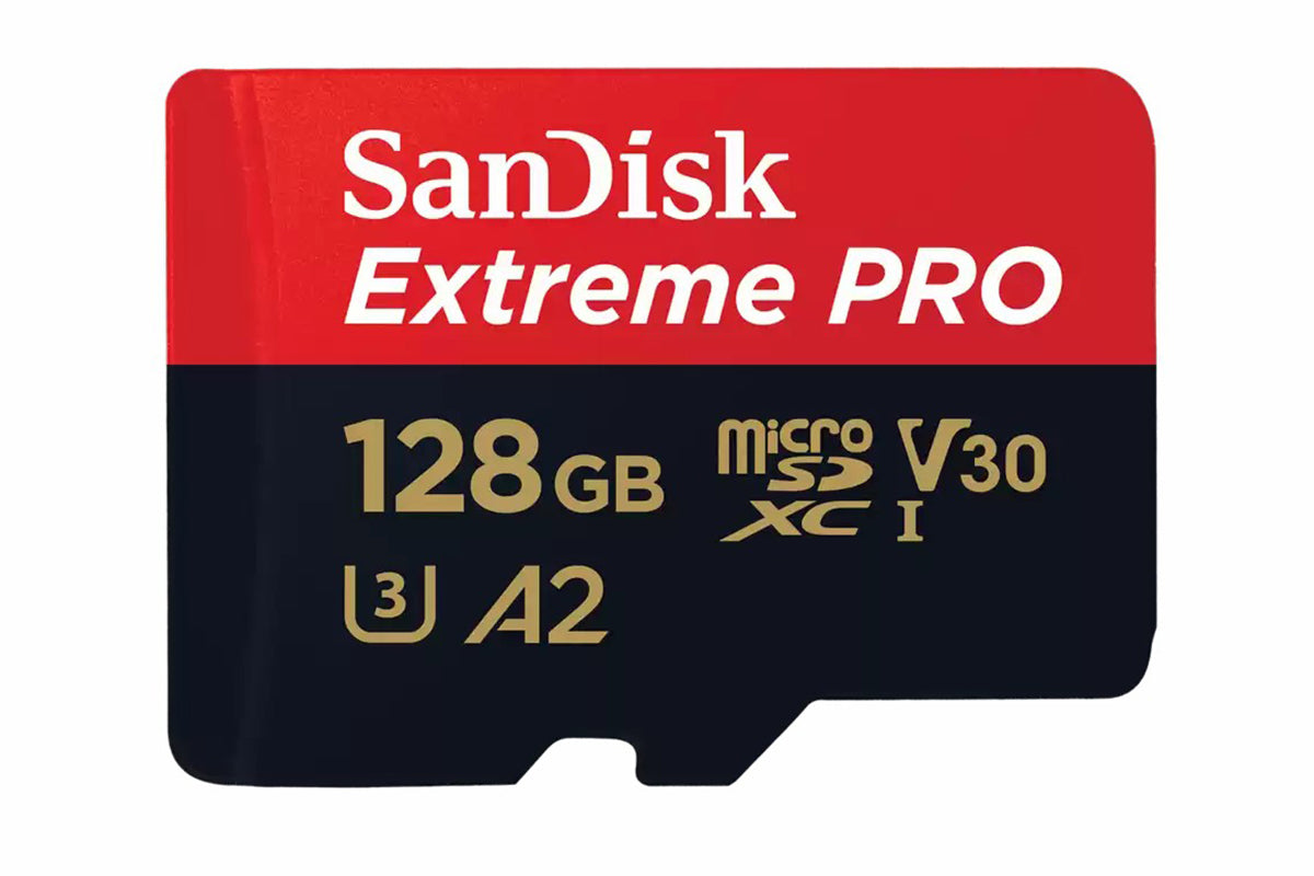 SanDisk Extreme Pro microSDXC UHS-I Memory Card with Adapter | 128GB