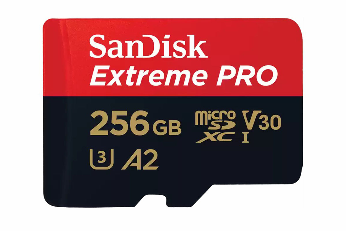SanDisk Extreme Pro microSDXC UHS-I Memory Card with Adapter | 256GB